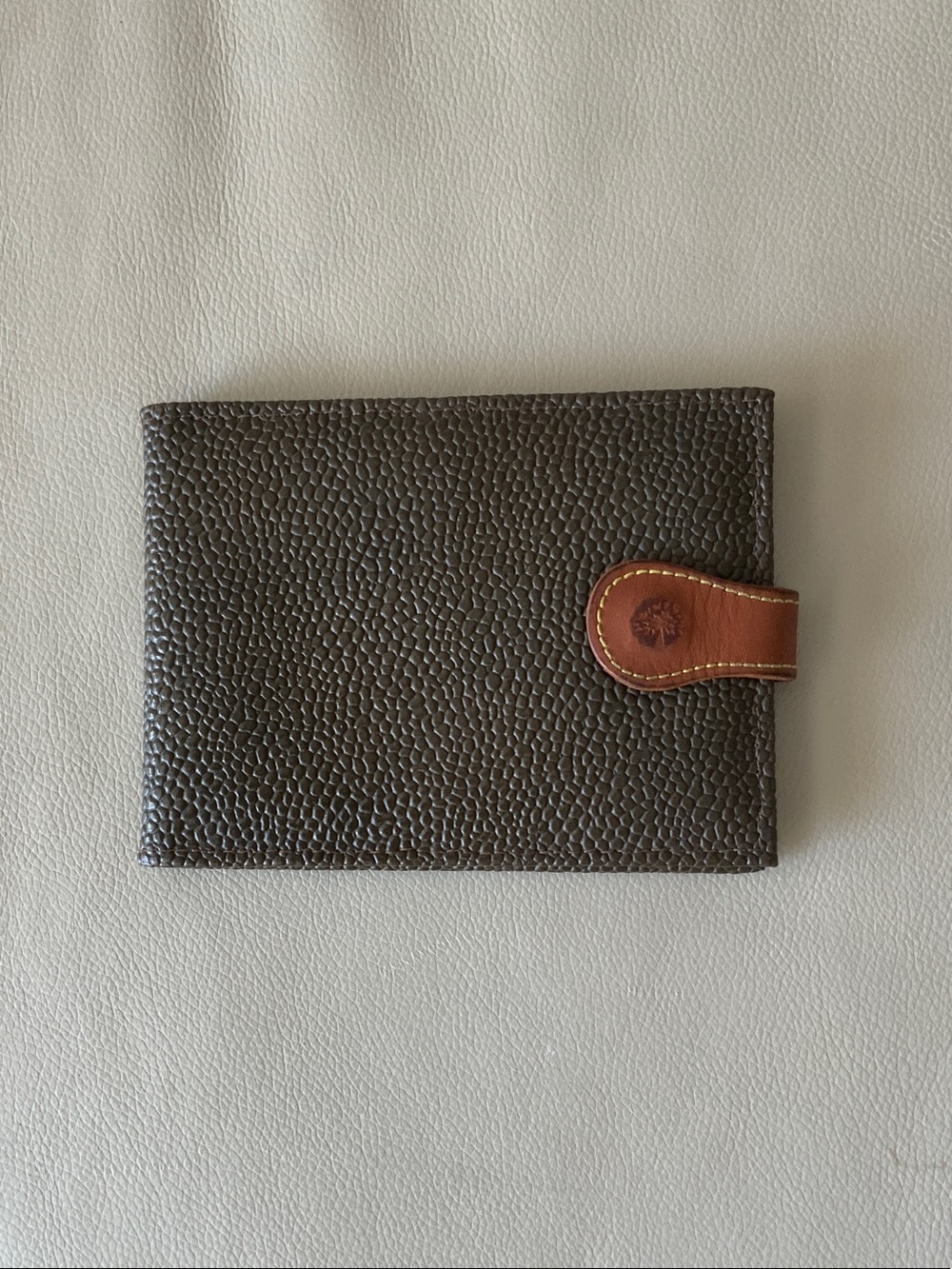 Mulberry Brown Scotch Grain Leather Pocket Organizer
